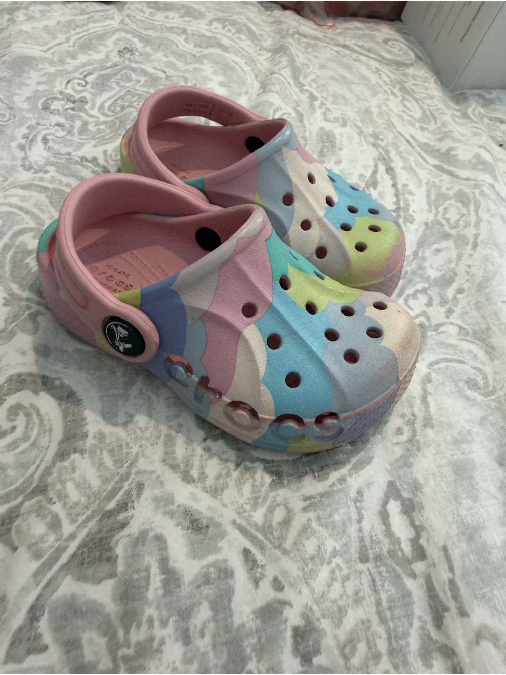 CROCS Kids Classic Clog - Pastel Multi Pink Blue Green